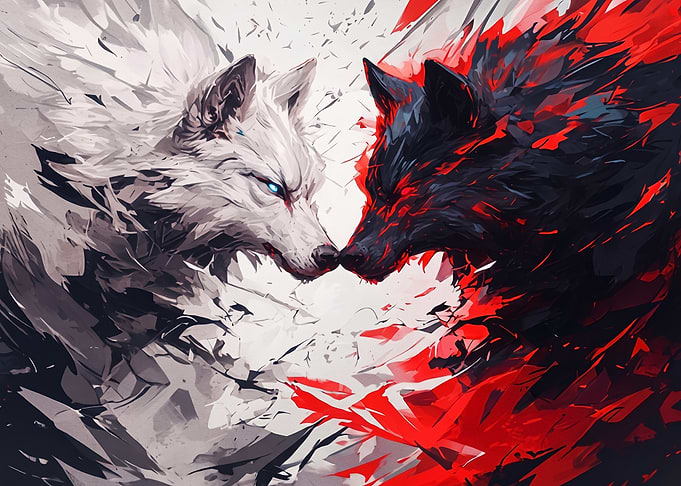Duality of Light and Dark Wolves