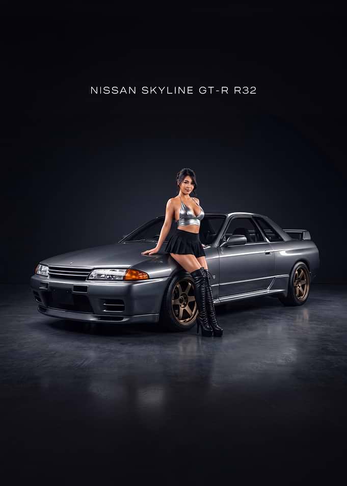Nissan Skyline GT-R R32 Car Poster