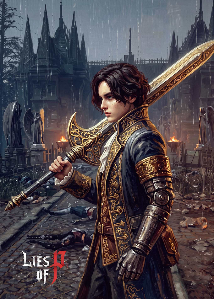 Pinocchio with Sword in Lies of P