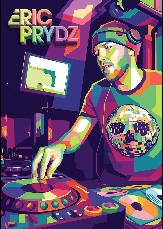 Eric Prydz Pop Art DJ Portrait