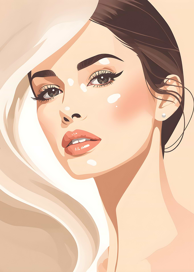 Elegant Portrait of a Beautiful Woman