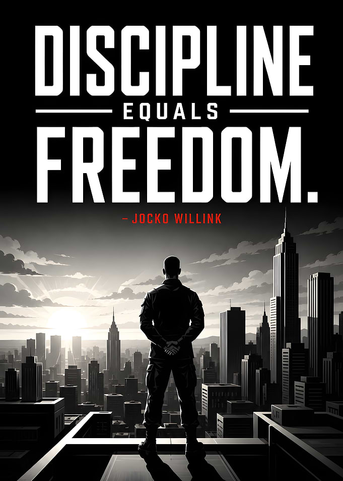 Discipline Equals Freedom Motivational Poster