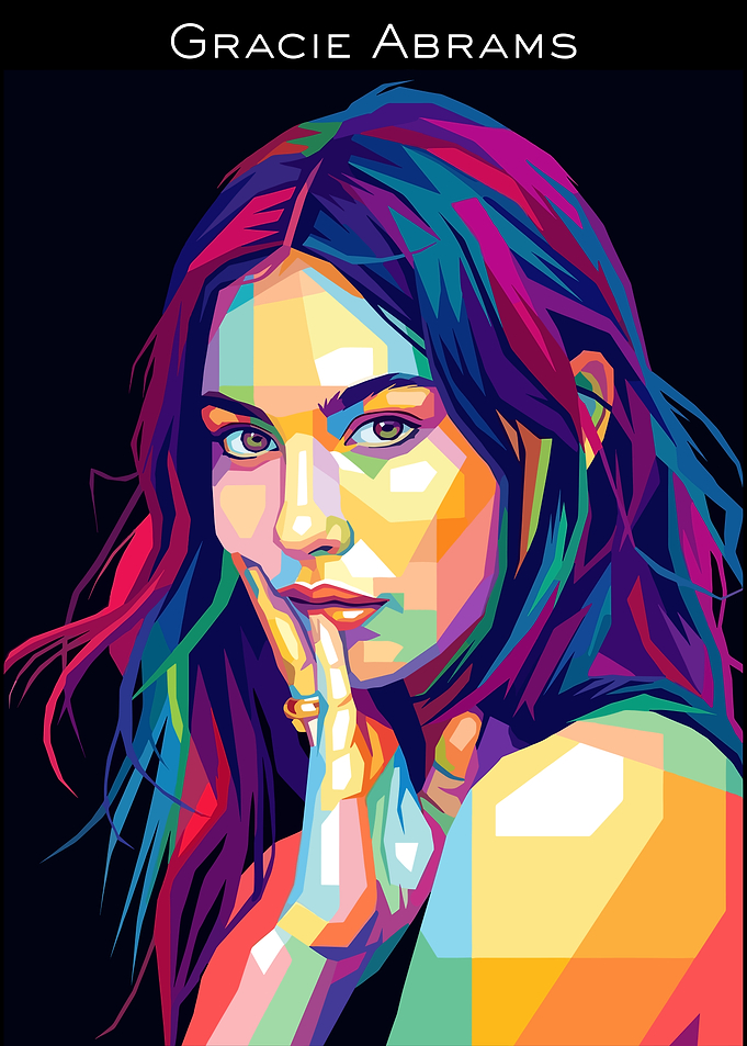 Gracie Abrams Pop Art Portrait
