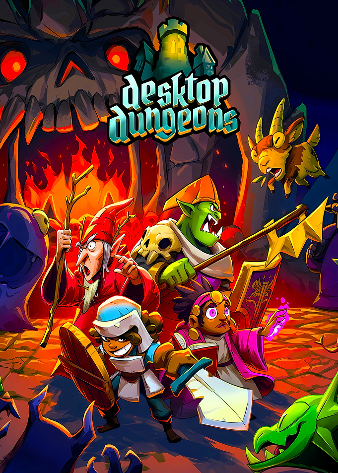 Desktop Dungeons Game Key Art