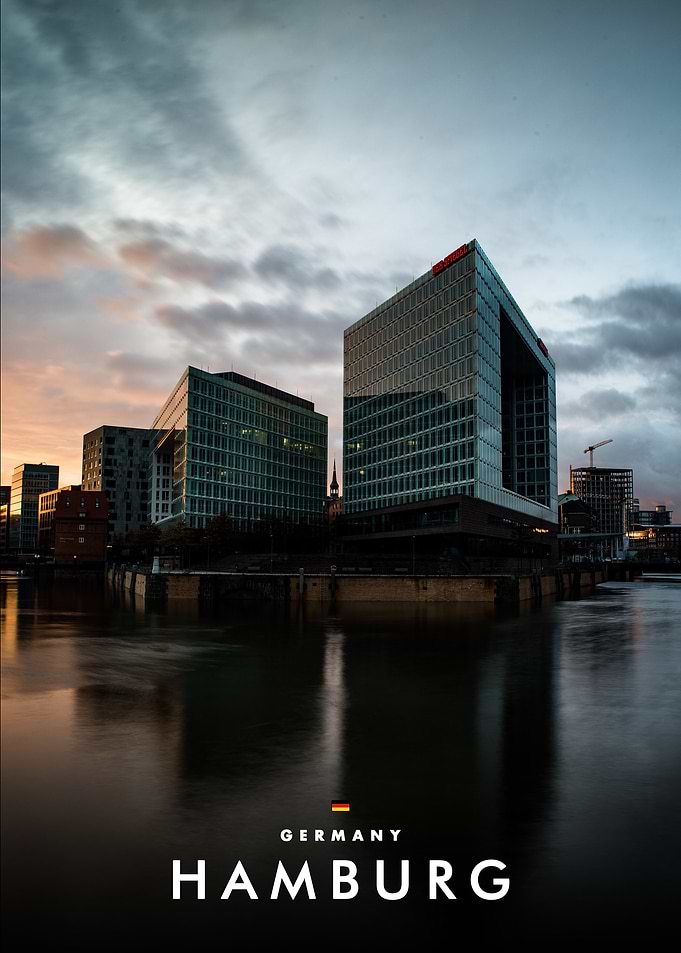 Hamburg Cityscape at Twilight