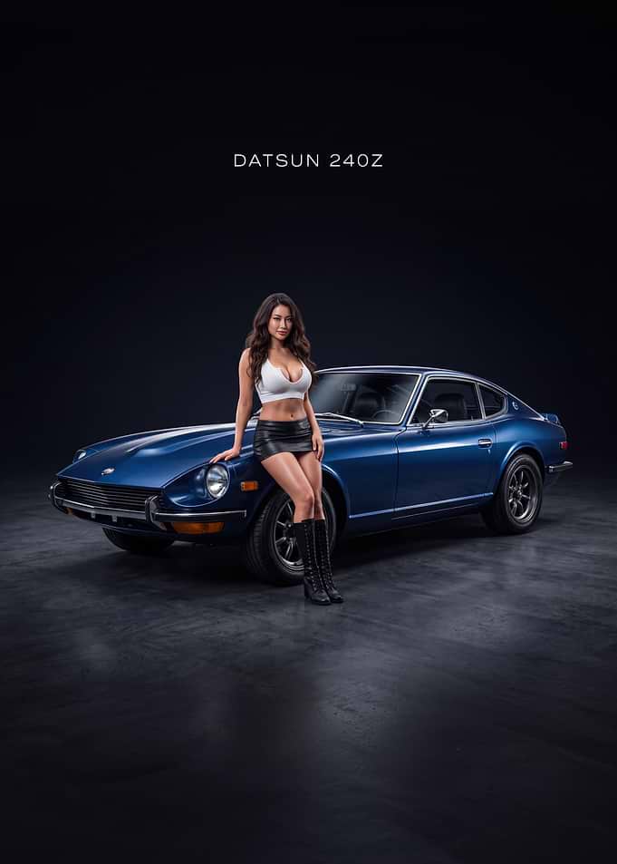 Datsun 240Z Car Poster