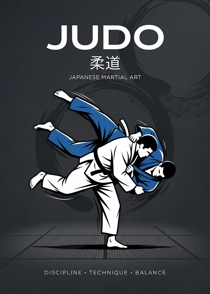 Judo Martial Arts Poster