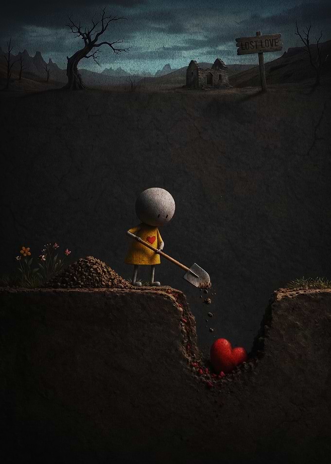 Burying a Broken Heart