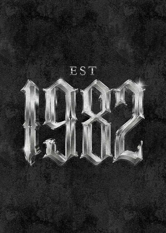 EST. 1982 Poster – Vintage Birth Year Design