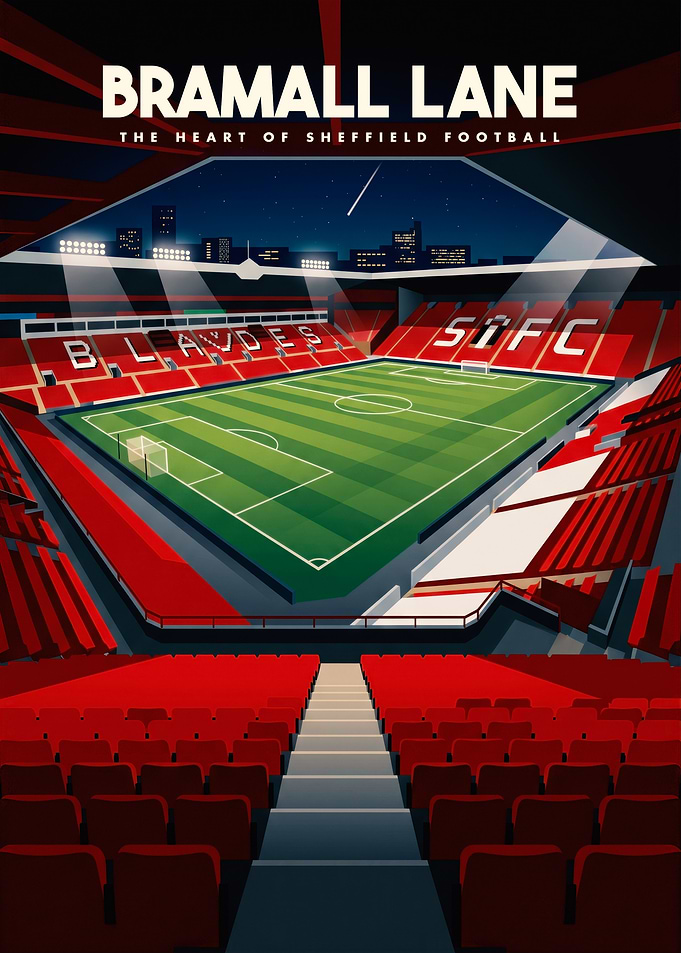 Bramall Lane Stadium Poster