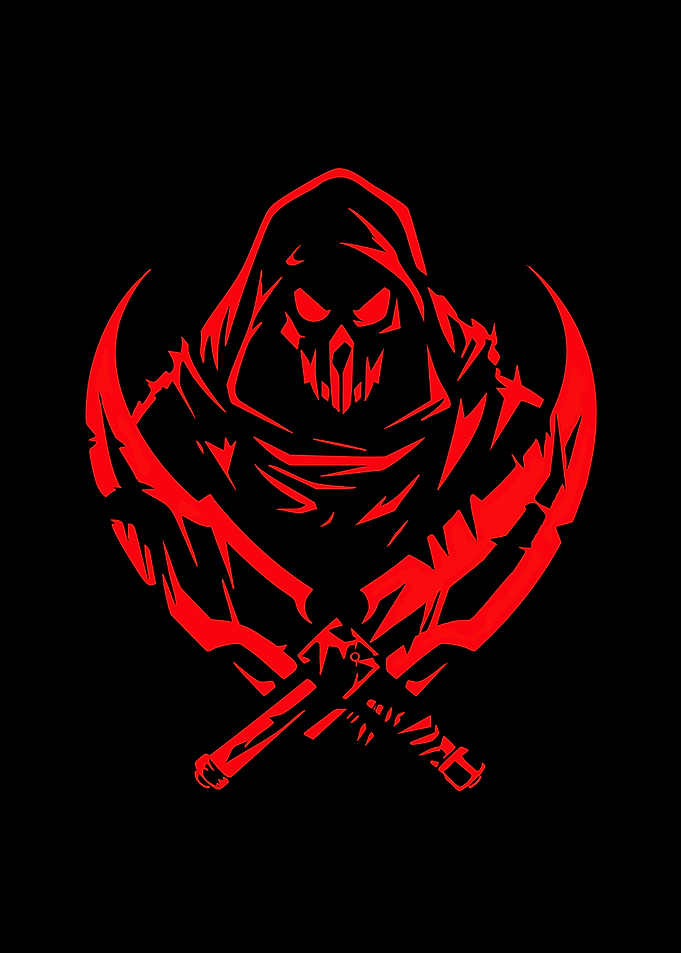 Red Hooded Reaper Gaming Logo