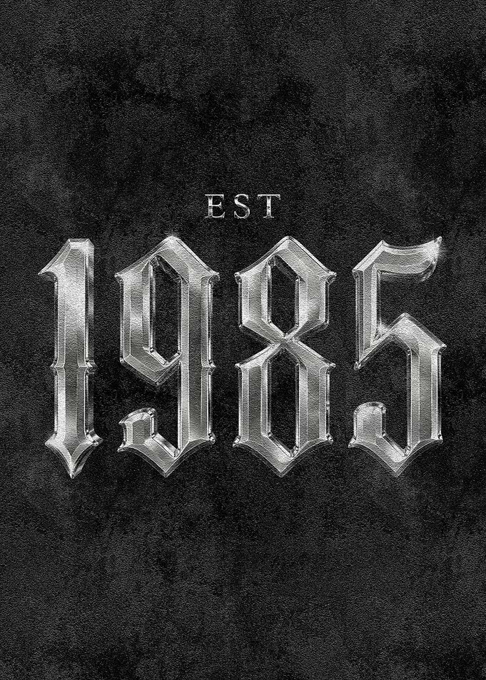 EST. 1985 Poster – Vintage Birth Year Design