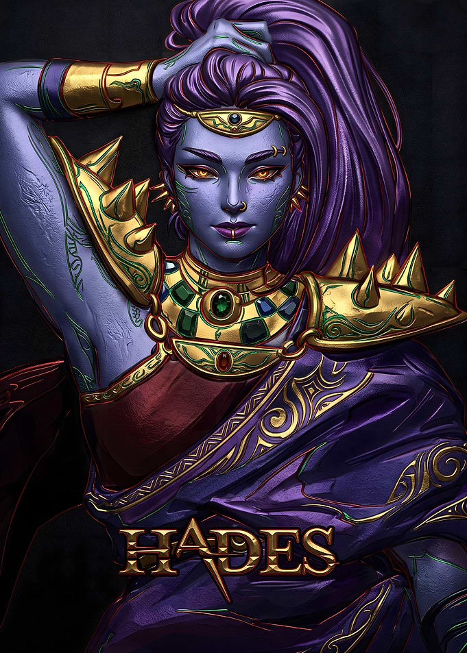 Nyx from Hades Game Fan Art