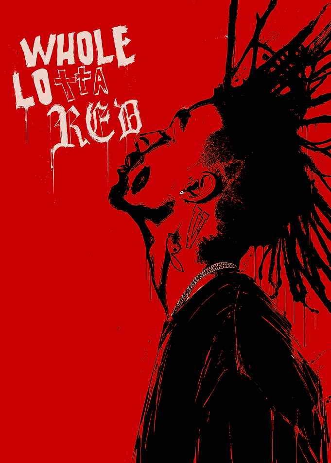 Playboi Carti Whole Lotta Red Poster