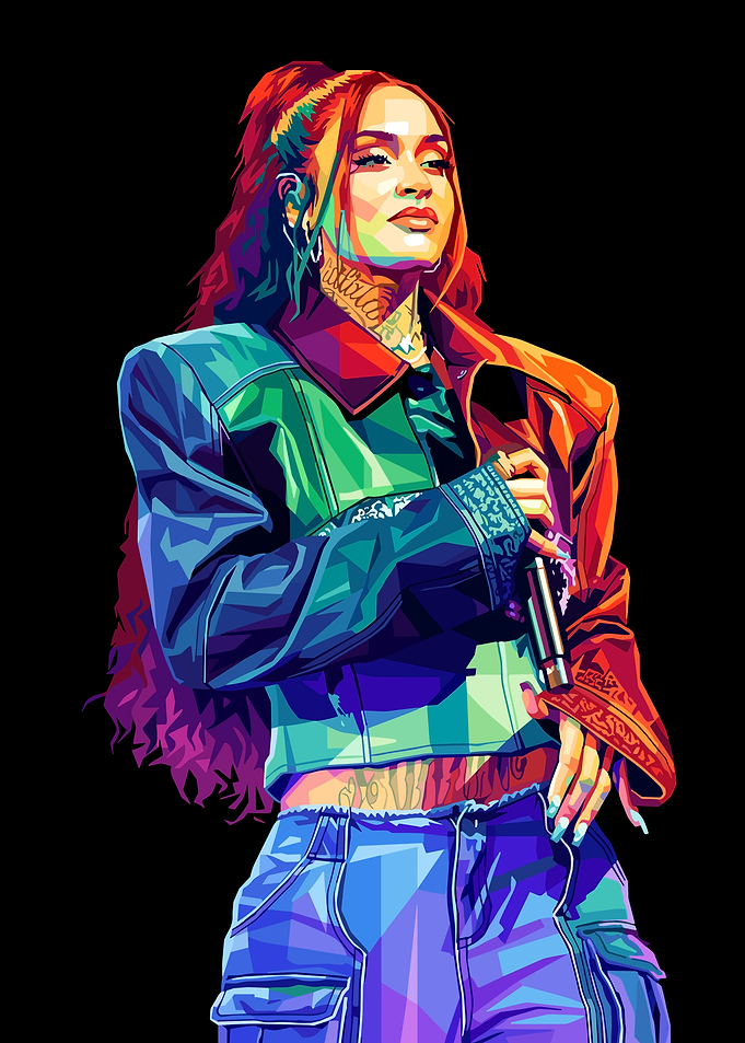 Kehlani Pop Art Portrait