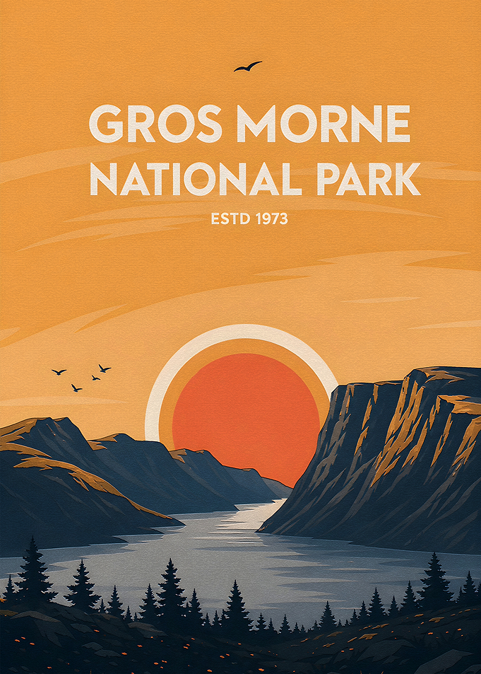 Gros Morne National Park Travel Poster