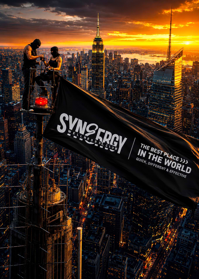 Synergy Wellness Club Skyscraper Banner