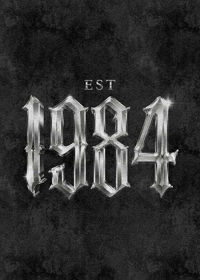EST. 1984 Poster – Vintage Birth Year Design