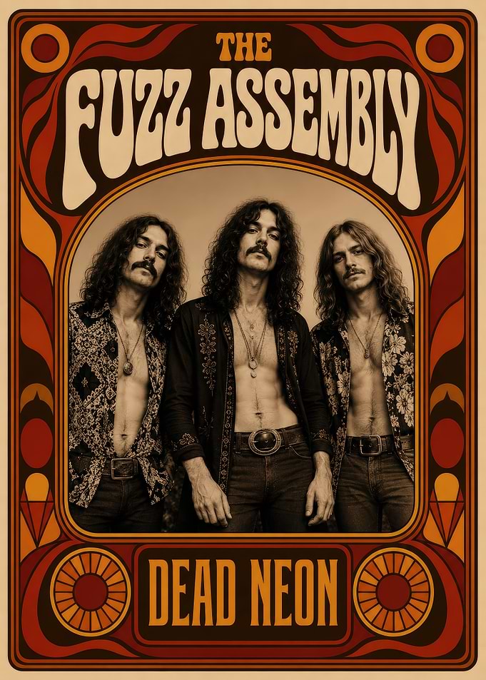 The Fuzz Assembly Dead Neon Poster
