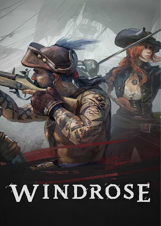 Windrose Pirate Adventure Illustration