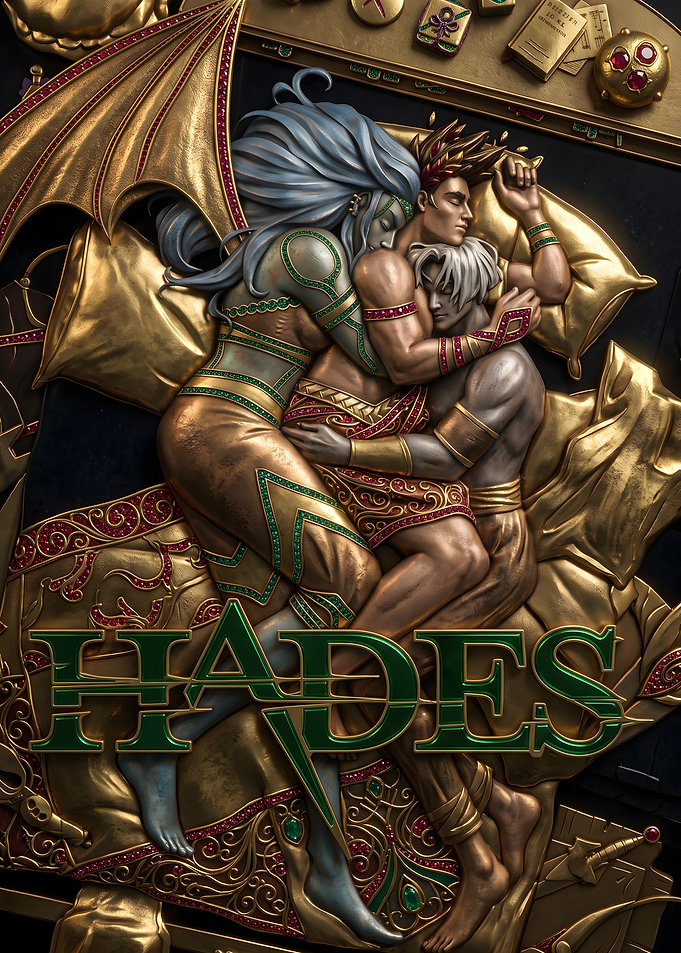Hades Game Fan Art Relief Sculpture