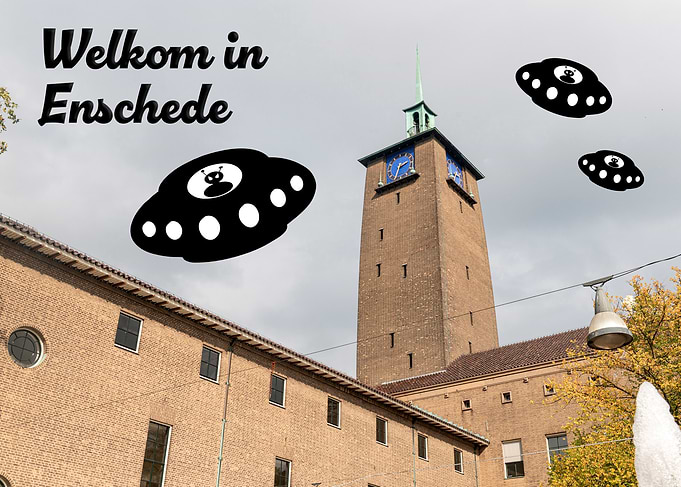 UFOs Over Enschede City Hall