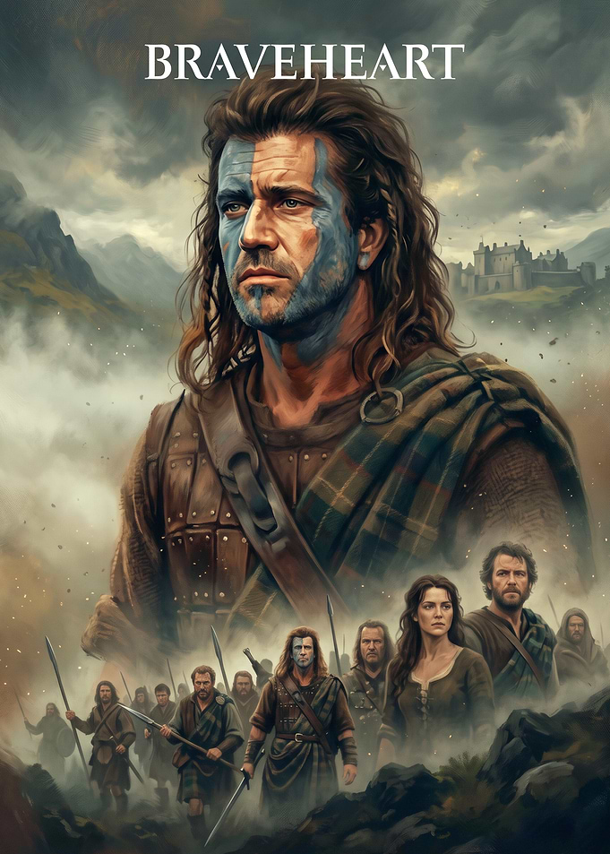 Braveheart Movie Poster Art