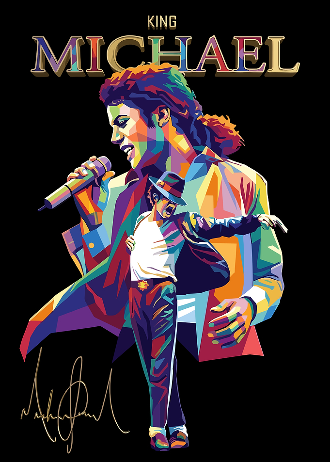 Michael Jackson Pop Art Poster