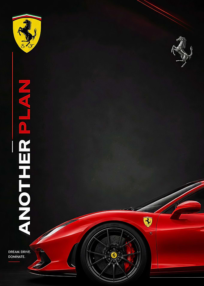 Ferrari Another Plan Poster