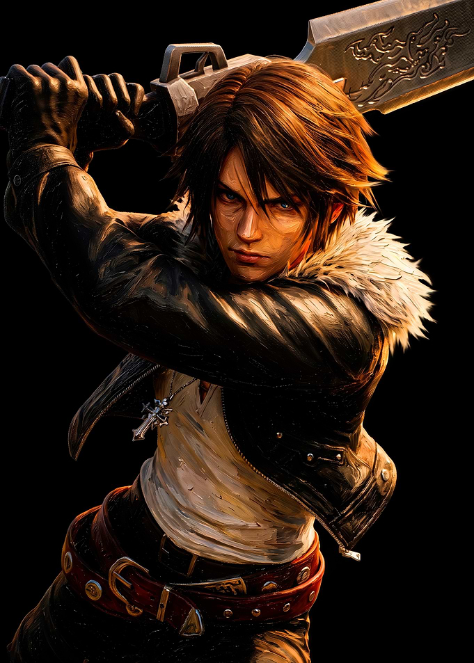 Squall Leonhart Final Fantasy VIII Portrait