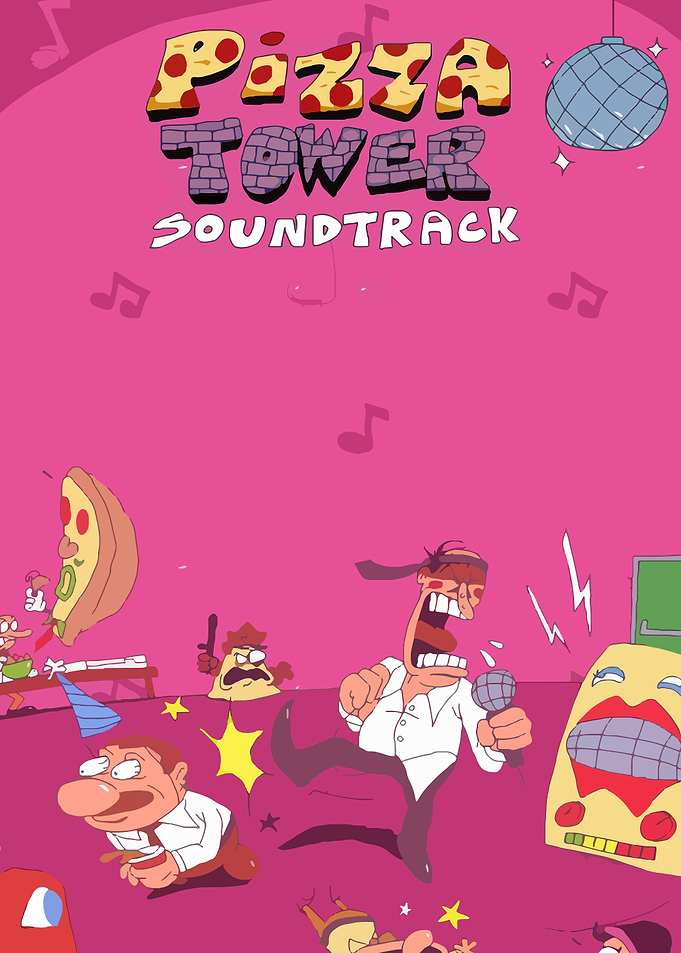 Pizza Tower Soundtrack Album Art