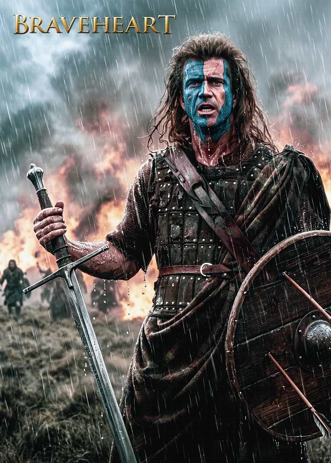 Braveheart William Wallace Movie Poster