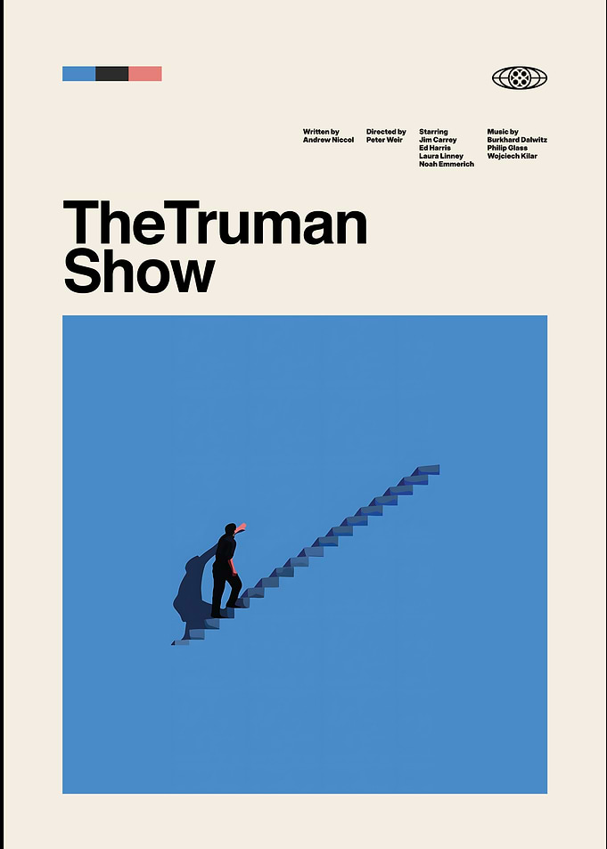 The Truman Show Minimalist Movie Poster