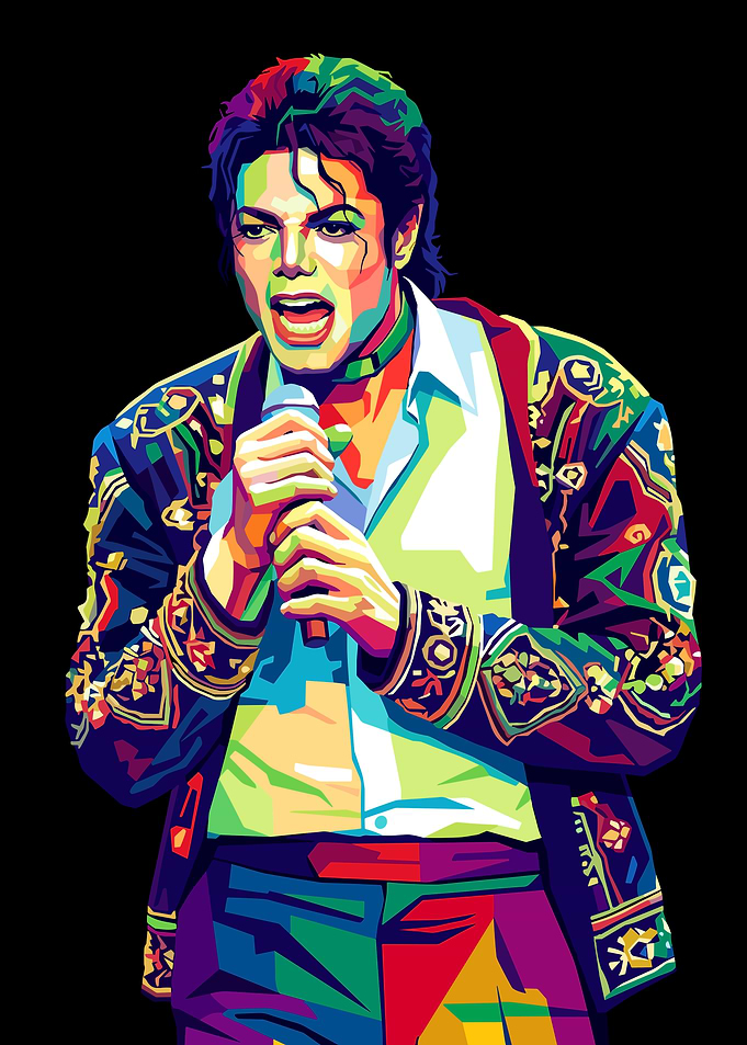 Michael Jackson Pop Art Portrait