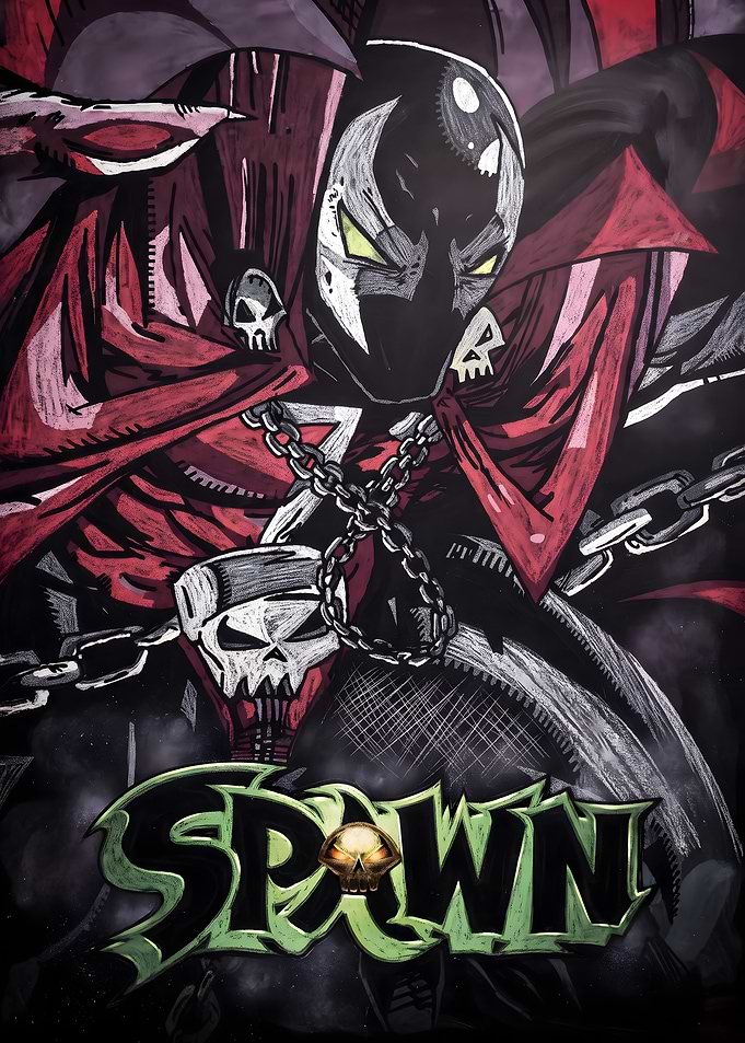 Spawn Comic Book Character Poster