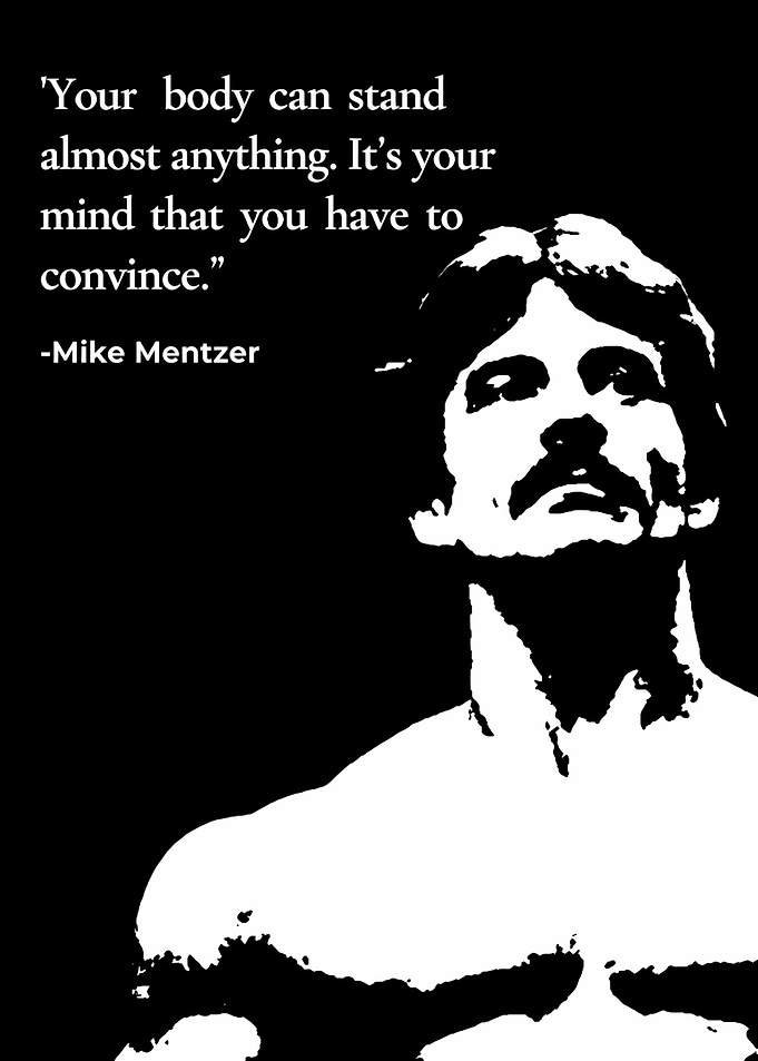 Mike Mentzer Inspirational Quote Poster