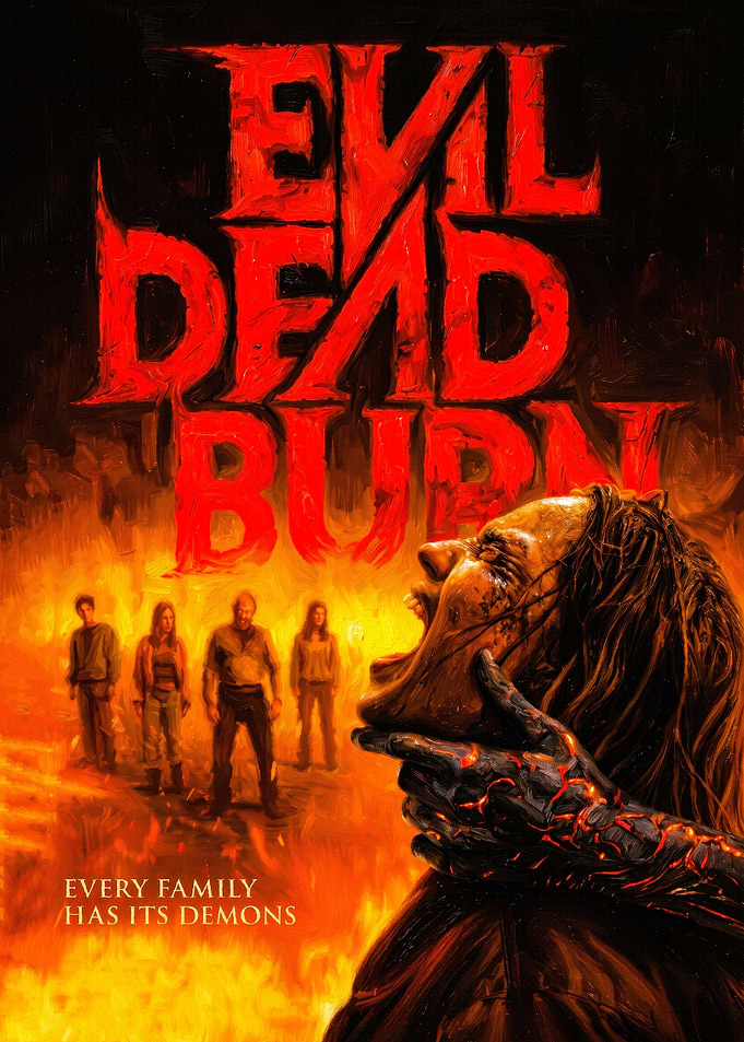 Evil Dead Burn Horror Movie Poster
