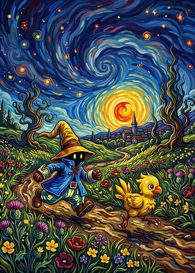 Black Mage Starry Night Adventure
