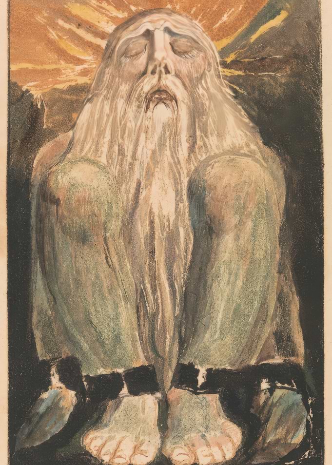 William Blake's Urizen in Chains