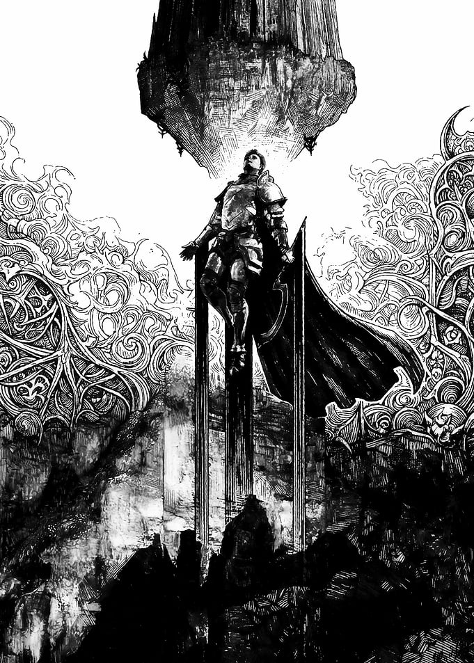 Knight Ascending in Dark Fantasy