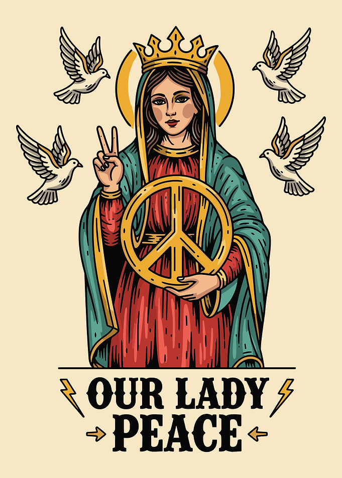 Lady of Peace Illustration