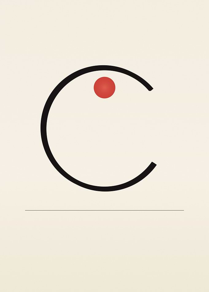 Enso Circle - Minimalist Japanese Zen Sun