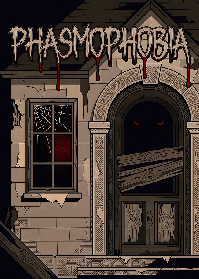 Phasmophobia Horror Game Poster