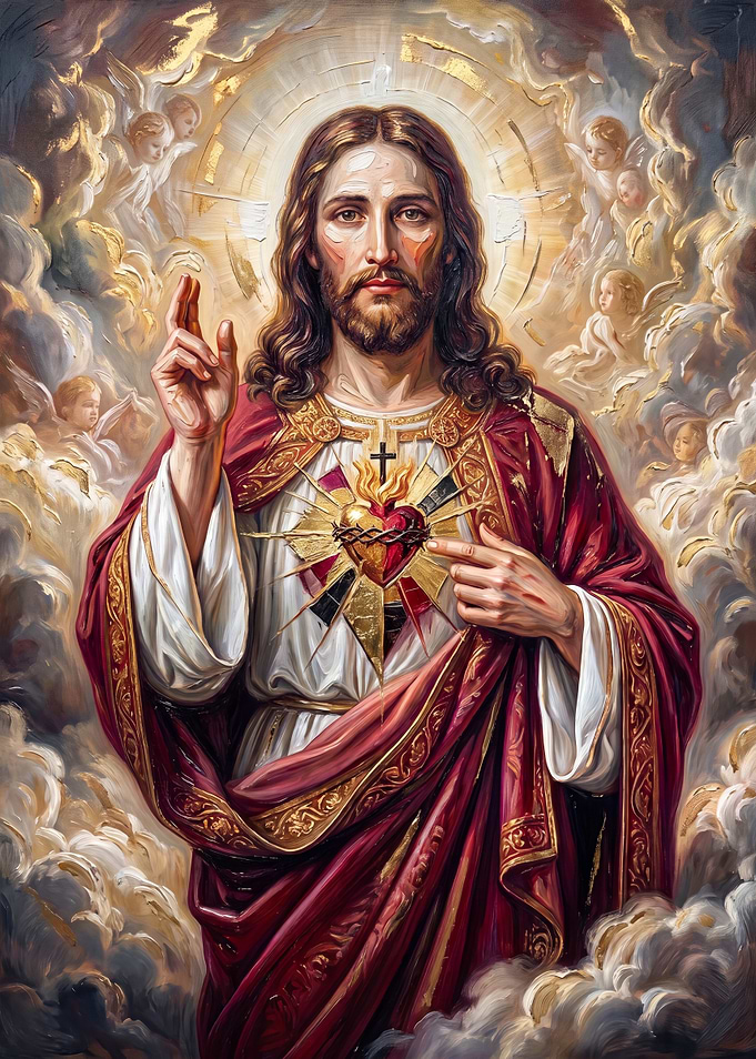 Sacred Heart of Jesus Painting