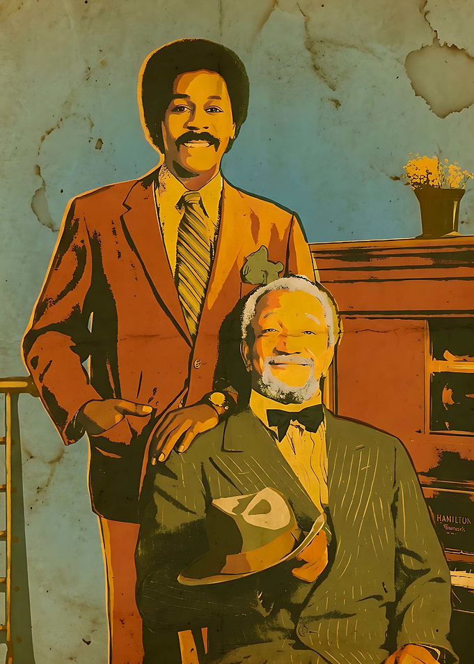 Sanford and Son Vintage Poster