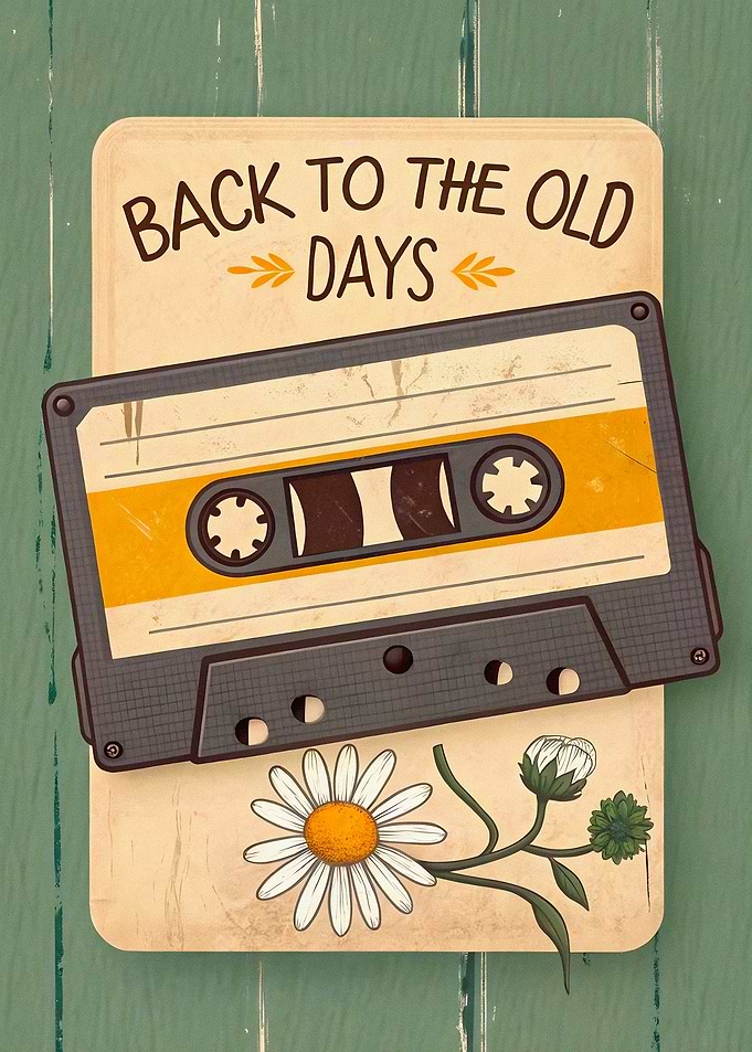 Back to the Old Days Cassette Poster