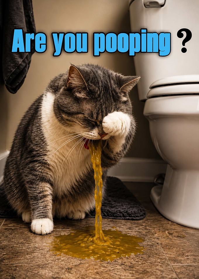 Funny Cat Vomiting Meme