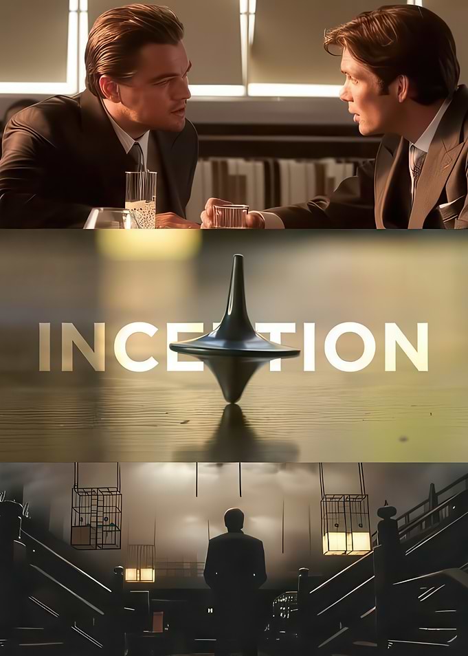 Inception Movie Collage Poster