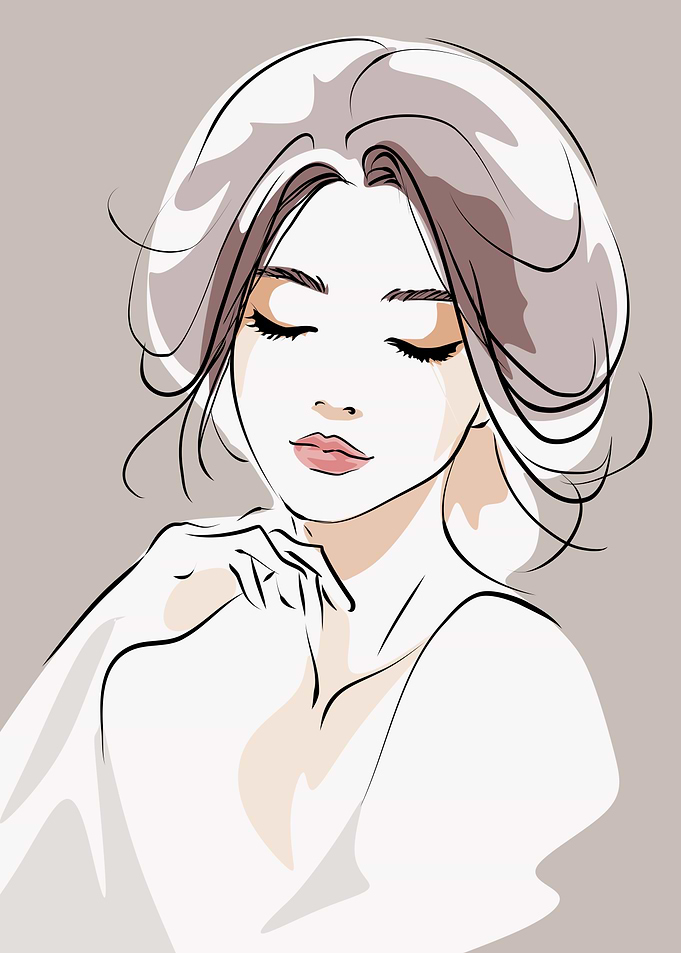 Elegant Minimalist Fashion Illustration