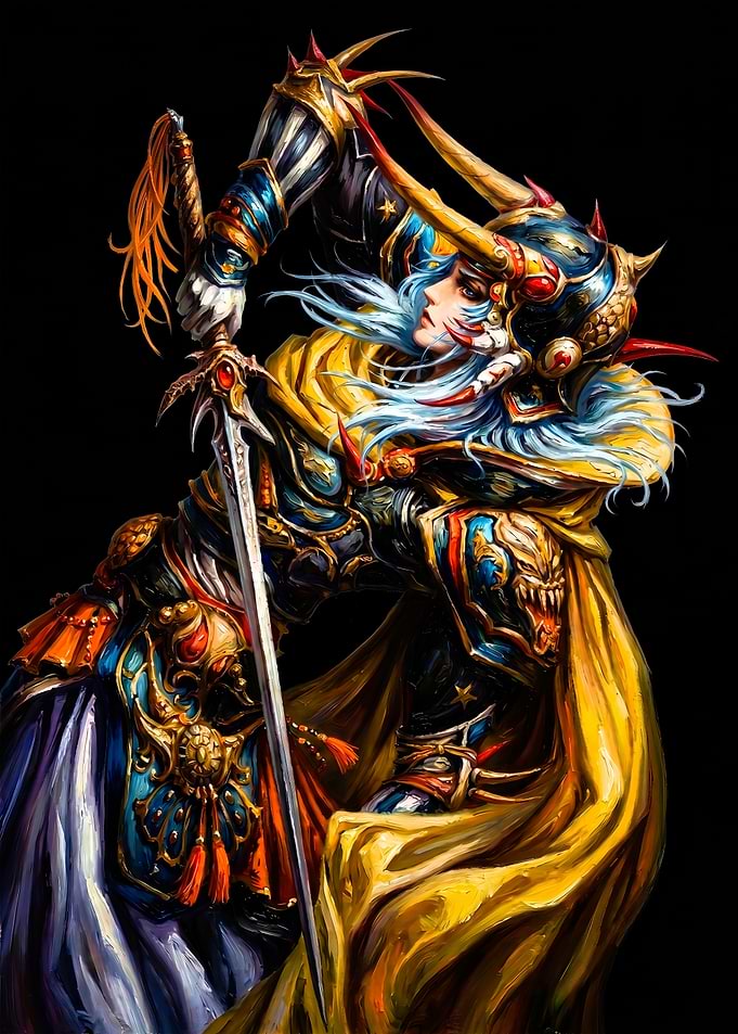 Warrior of Light Final Fantasy Art